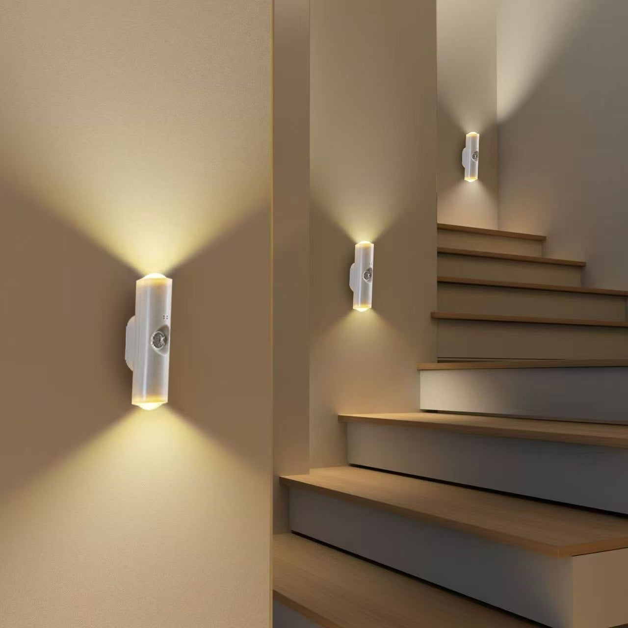 Smart Infrared Sensor Lamp Self-adhesive Magnetic Wall Lamp Charging Small Night Lamp